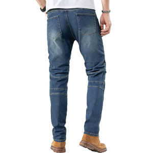 Meilleure vente de pantalons de moto couleur bleue Design régulier pantalon de protection extensible pour course à moteur avec Service OEM - Product Image 2