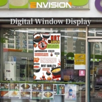 Panneau de menu numérique électronique d'affichage de publicité d'affichage d'affichage d'affichage à cristaux liquides d'écran HD mural suspendu pour la boutique de café de restaurant