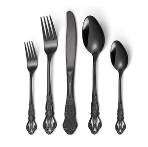 Vajilla Cuchara Juego de 4 piezas Vajilla de postre de acero con espejo Apto para lavavajillas Cuchara para fiestas de boda Cubiertos - Product Image 5