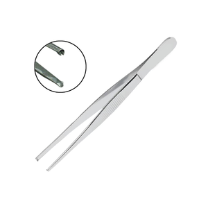 Pinzas de Disección Manuales de Acero Inoxidable de Grado Médico, Pinzas Rectas para Cirugía, Pinzas para Tejidos Quirúrgicos, Color Claro, Aislamiento - Product Image 3