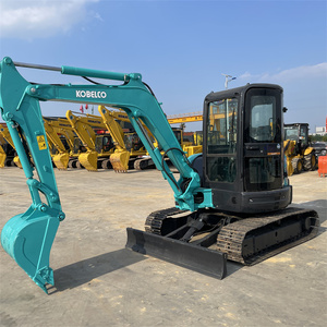 รถขุดขนาดเล็กมือสองยี่ห้อญี่ปุ่น Kobelco รุ่น SK55, SK55SR-5, SK50SR-5 เครื่องยนต์ Yanmar เกียร์ ปั๊ม น้ำหนัก 5.5 ตัน - Product Image 1