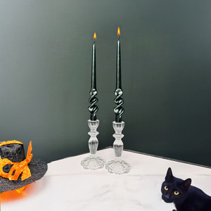 6.12" Large Regal Taper Candle Holder (Various Colors) - VTH1206 - Product Image 3