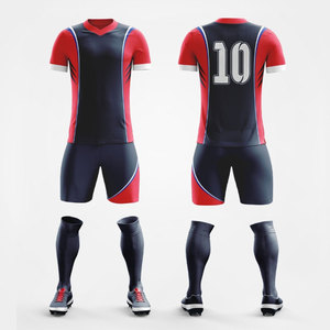 Ensemble d'uniformes de football d'été personnalisable pour adultes pakistanais - 100% polyester antibactérien à séchage rapide, maillot à manches courtes automatisé - Product Image 2