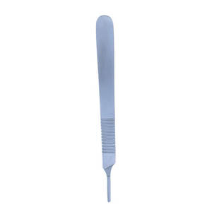 Lame de scalpel manuelle en acier inoxydable de style moderne, manche de haute qualité, instruments chirurgicaux réutilisables en argent pour la chirurgie générale - Product Image 4