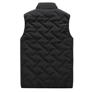 Outerwear for Golf & <b>Running</b> Woven Fabric <b>Gilet</b> Breathable <b>Men's</b> Lightweight Puffer Vest Polyester Waterproof Windproof - Product Image 4