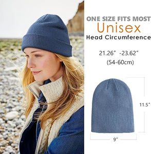 Unisex Custom Brand Unique Cable Knitted Lightweight Stylish <b>Slouch</b> Long <b>Beanie</b> Different Style with Extreme Comfort - Product Image 5