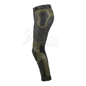 Pantalon de moto en cuir pour homme de haute qualité avec tissu respirant, doux et résistant, confortable à porter et doté de caractéristiques de sécurité - Product Image 6