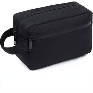 Bolsa de Aseo Plegable de Nailon Ecológico para Viaje, Organizador de Maquillaje con Cierre para Cosméticos, Brochas y Herramientas, para Hombres y Mujeres - Product Image 1