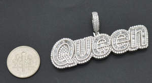 Colgante Unisex Personalizado de Plata VVS con Moissanita, Microincrustaciones, Chapado en Oro, Estilo Hip Hop, con Certificado de Diamante, para Boda o Cumpleaños - Product Image 3