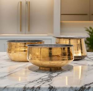 Nuevos Tazones Decorativos de Acero Inoxidable con Acabado Negro, Aptos para Lavavajillas, para Fiestas en Casa, Bodas, Vajilla Redonda para Mesa - Product Image 2