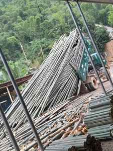 100% bambou naturel fendu/bambou cru du Vietnam/poteau en bambou pour cultiver l'agriculture végétale - Product Image 3