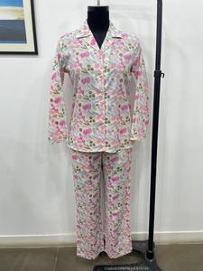 Conjunto de pijama de pantalla blanca para mujer, conjunto de pijama de algodón para mujer, conjunto de pijama de algodón para mujer - Product Image 2