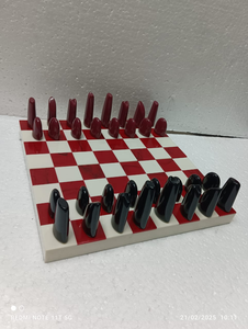 Ensemble d'échecs en résine fait main de dernière génération, ensemble d'échecs de luxe de qualité supérieure, jeu d'échecs en résine personnalisé pour adultes - Product Image 3