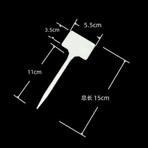 Étiquette de plante de jardin en plastique PP en forme de T 12 couleurs disponibles étiquette nominative marqueurs de plante étiquette de plante en plastique - Product Image 1