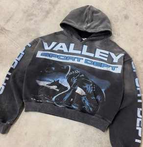 Sudaderas con Capucha Bordadas de Moda, 100% Algodón, Otoño, Logotipo Personalizado, Marca Privada, Alta Calidad, Resistentes al Viento, Venta al Por Mayor - Product Image 6