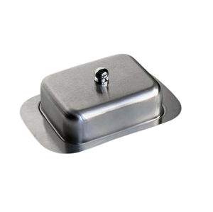 จานใส่เนยแบบตั้งโต๊ะทำจากสเตนเลสจานเนย - Product Image 4