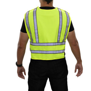 เสื้อกั๊กนิรภัยแขนกุดสะท้อนแสงสำหรับผู้ชายเสื้อกั๊กขนาด Hi VIS - Product Image 2