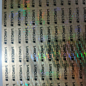 Etiquetas Adhesivas Holográficas Doradas Personalizables con Diseño de Numeración por Pares para Uso Futuro, Etiqueta Digitech - Product Image 1