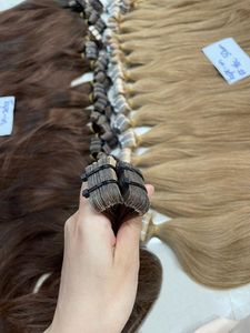 Oferta Especial al por Mayor de Extensiones de Cabello Natural Vietnamita Virgen de Grado 14A con Cinta Adhesiva, Doble Trama - Product Image 4