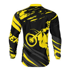 Camiseta de Sublimación 100% Poliéster, Tela de Micro Malla con Color Inalterable, Camiseta de Motocross, Carreras de Autos para Hombre - Product Image 6
