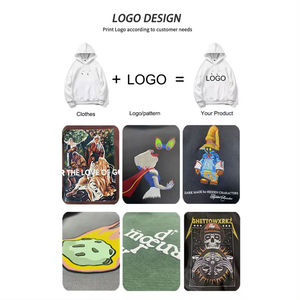 Chándal de felpa francesa personalizado, conjuntos de chándal, parche desgastado, apliques, dobladillo crudo, pantalones de chándal acampanados y conjunto de Sudadera con capucha para hombres - Product Image 6