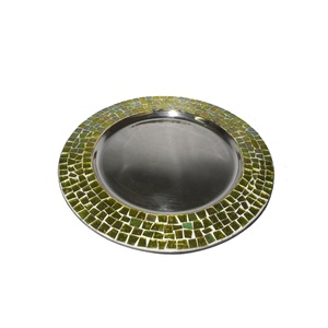 Design moderne Plats de service Assiettes de présentation en métal dans des ustensiles de cuisine de haute qualité Décoration personnalisée Service alimentaire pour l'exportation - Product Image 1
