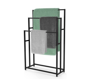 Toallero de Hierro de Estilo Elegante que Agrega un Toque a los Baños, Proporcionando Almacenamiento Funcional, Construcción Duradera, Aspecto de Proporciones Equilibradas y Confortable - Product Image 1