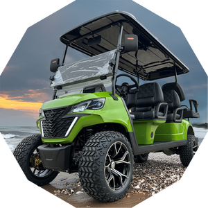 รถกอล์ฟไฟฟ้าสำหรับล่าสัตว์4X4 5000W ขับเคลื่อนด้วยหลังแบบโมเดิร์น - Product Image 2