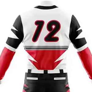 Camiseta de Béisbol Transpirable de Alta Calidad, Talla Grande, con Botones, para Hombre y Mujer, Uniformes de Béisbol Personalizados, Servicio OEM - Product Image 5