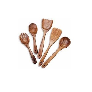 Latest New Design Wood Cutlery <b>Set</b> 100% High Quality Most Popular Custom Design Handmade Flat Ware <b>Wooden</b> <b>Spoon</b> Hotel Kitchen - Product Image 4
