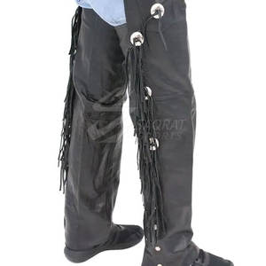 Cheap Price Breathable Comfortable Men Leather <b>Chaps</b> Wholesale Latest Design Washed Leather <b>Chaps</b> For Adults - Product Image 5