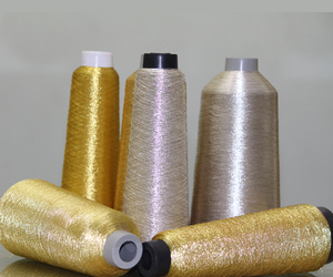 เส้นด้ายโพลีเอสเตอร์สำหรับถักมือมีความดื้อรั้นสูงเส้นด้ายโลหะชนิด Ms - Product Image 1