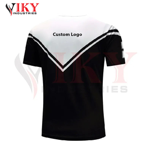 เสื้อยืดแขนสั้นสำหรับผู้ชายพิมพ์โลโก้ตามสั่งพิมพ์โลโก้ตามสั่ง - Product Image 4