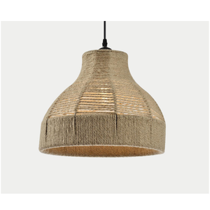 La mejor nueva colección de yute de bambú, cáscara de maíz, lámpara de techo de madera, marco de pantalla, mimbre tejido Natural, decoración de restaurante y Hotel - Product Image 3