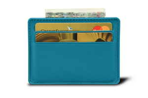 PU Leather Fashion Short <b>Wallet</b> with Satin Lining & RFID Protection Slim Open <b>Card</b> Holder in Black Color for <b>Men</b> - Product Image 4