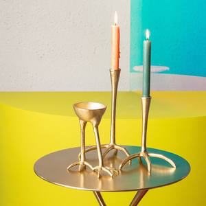 Table <b>Top</b> Centerpieces Home Decorations for Home Hotels & Restaurants Latest Home Decor Gold Aluminium Candle Stands - Product Image 1