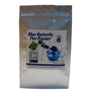 ดอกไม้กฟภ. สีฟ้าสดใสจากแหล่งเก็บกฟภ. แห้งอย่างดียาวนานราคาดีหมดอายุ12เดือน - Product Image 1