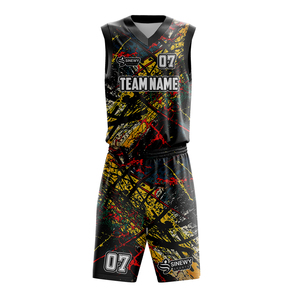 Maillots de basket-ball d'été personnalisés de haute qualité pour équipe BSCI 2026, imprimés recto-verso, anti-UV, séchage rapide, 100 % polyester - Product Image 3