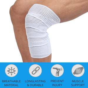 Rodilleras resistentes de levantamiento de pesas de gimnasio ruso elástico personalizado de mejor diseño de alta calidad - Product Image 5