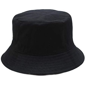 Unisex Solid Color Cotton Canvas Bucket <b>Hat</b> Casual Spring Summer Style Adult Outdoor Sun Protection - Product Image 2