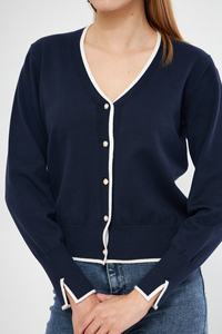 Cárdigan de punto informal para mujer elegante y cómodo para otoño - Product Image 4