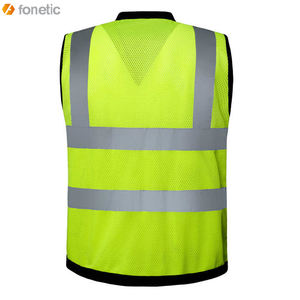 Venta al por mayor 2022 nuevo diseño de alta visibilidad Chaleco de seguridad profesional gran oferta transpirable fácil de lavar chaleco a precio barato - Product Image 2