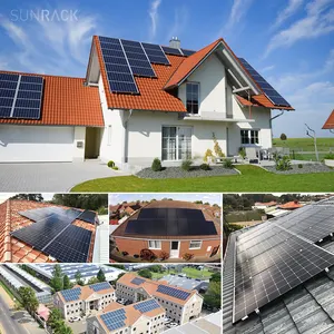 SunRack Design eccellente tegole pannello di energia solare modulo fotovoltaico sistema di montaggio piastrelle