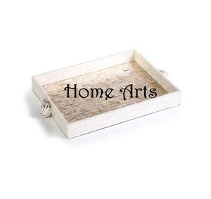 Plateau de service en bois de meilleure conception avec poignées en métal plateau de chocolats de taille personnalisée de qualité supérieure en Inde - Product Image 4