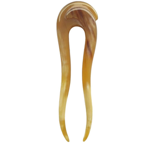 Bâton de cheveux en corne de boeuf naturelle Bijoux de cheveux uniques faits à la main Bâtons de cheveux en corne de boeuf Accessoires épingles - Product Image 6