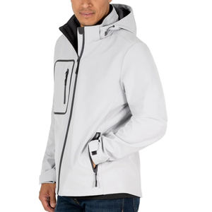 Chaqueta Softshell Impermeable con Logotipo Personalizado al por Mayor, Chaqueta de Senderismo con Capucha Cortavientos para Hombre, Fabricante de Softshell OEM - Product Image 6