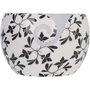 Bol de rangement pour fil en céramique Accessoires pour tricot et crochet Support de rangement pour fil de laine durable et robuste - Product Image 4