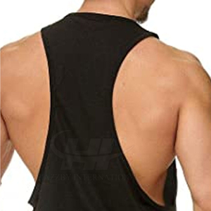 Camiseta sin Mangas para Hombre, Precio al por Mayor, Tejida, Informal, Transpirable, Ecológica, de Alta Calidad, en Tela de Algodón y Poliéster, Nuevo Diseño para Venta en Línea - Product Image 5