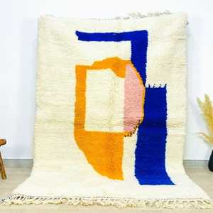 Carpet Rugs Handmade high Wool area Rugs, Wholesale Bedroom <b>Floor</b> Area Rugs Carpet Moroccan Hand Knotted Indian Manufacturer - Product Image 6