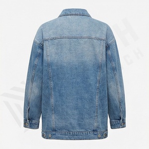 Chaqueta de Mezclilla para Mujer, Corte Ajustado, Calidad Premium, Hecha de Algodón, en Oferta, Moda Casual, Ropa de Calle, Abrigo, Color Personalizado - Product Image 2